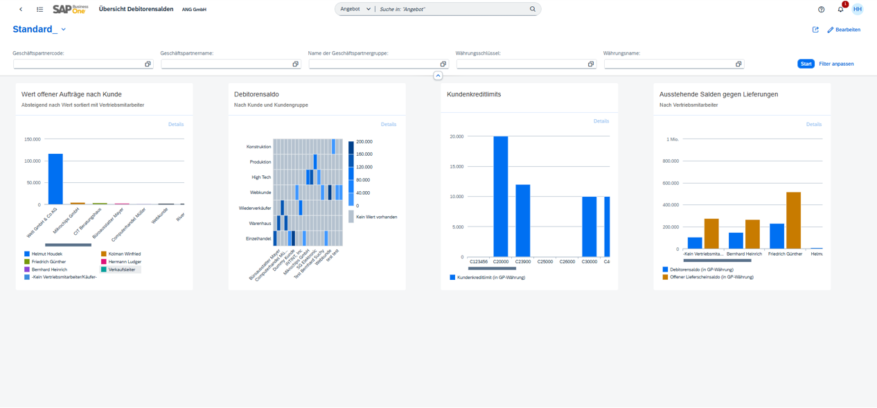 [DE] SAP Business One - Finanzmanagement - Debitorensalden